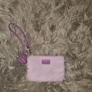 Coach Wristlet Purse - Purple